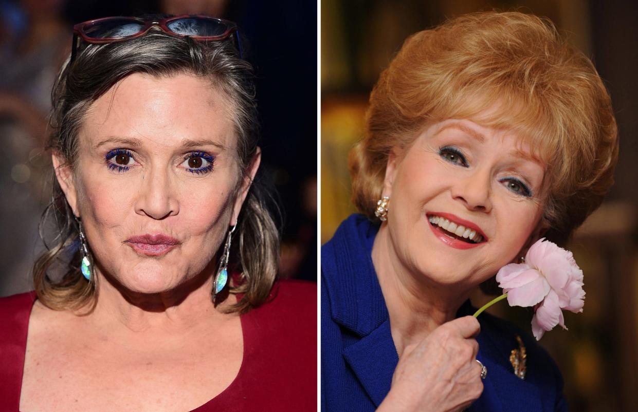 Carrie Fisher (left) and Debbie Reynolds who died just a day apart - PA Wire/PA Images