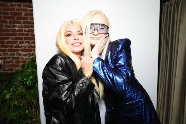 (L-R) Shania Twain and Kim Petras attend Baileys Hosts Cocktails with Republic Records Artists at Beauty & Essex.