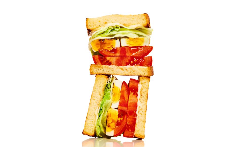 E.L.T. (Egg, Lettuce, and Tomato Sandwich)