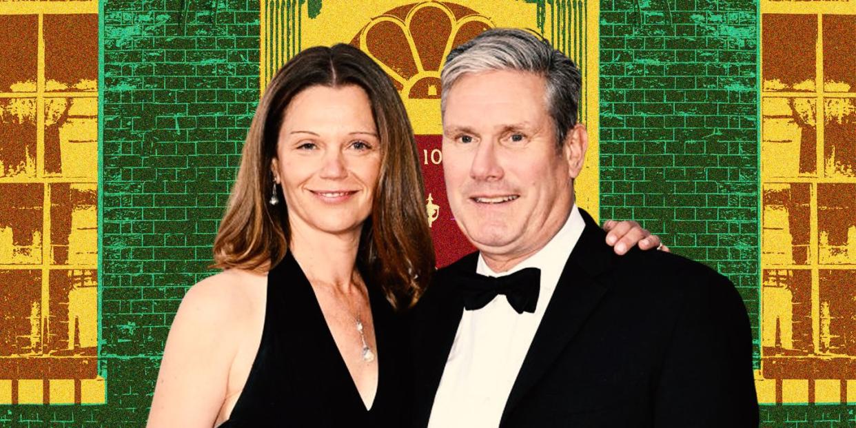 victoria and keir starmer pose in formal wear together