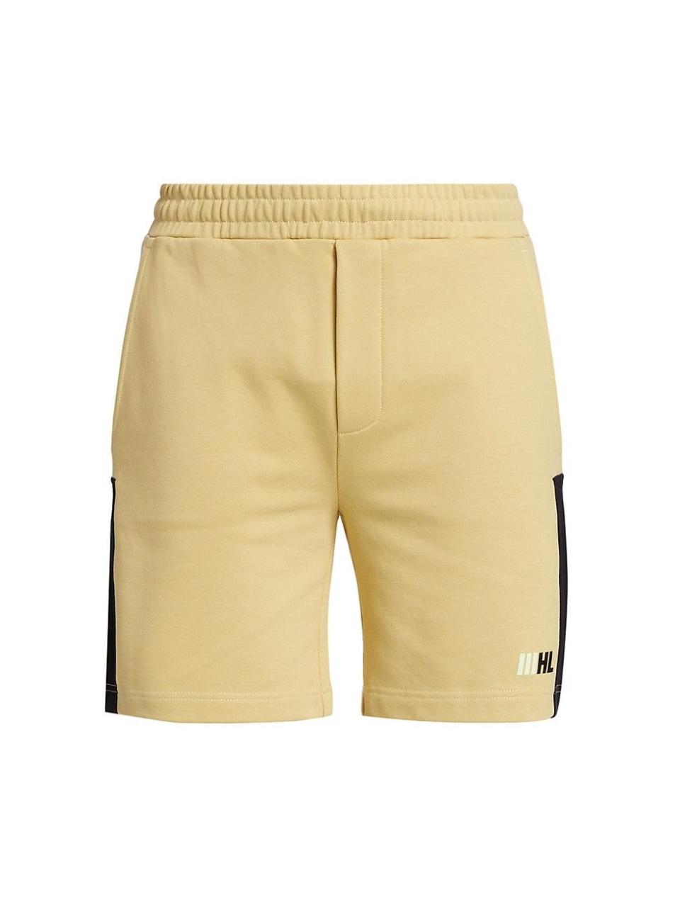 Slant Elasticized Shorts