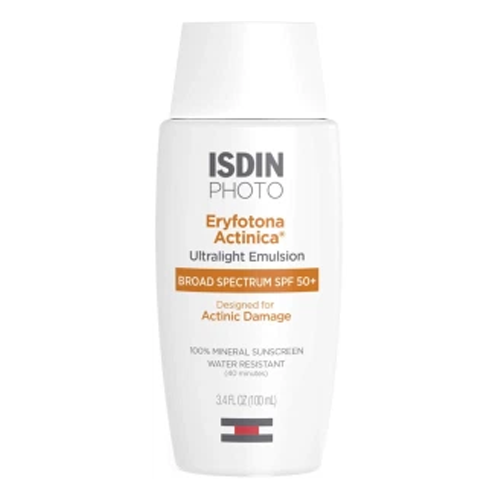 ISDIN Eryfotona Actinica Mineral Sunscreen SPF 50+ , Best sunscreen for acne prone skin