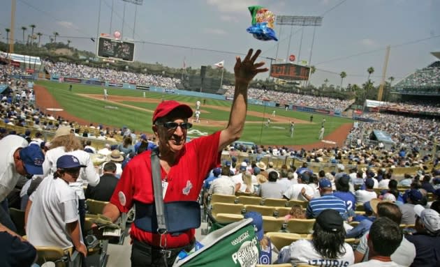 Dodger Stadium, safe at home