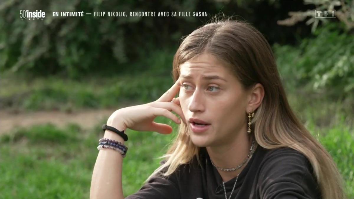 Filip Nikolic : Cheveux mouillés et top échancré, sa fille Sasha