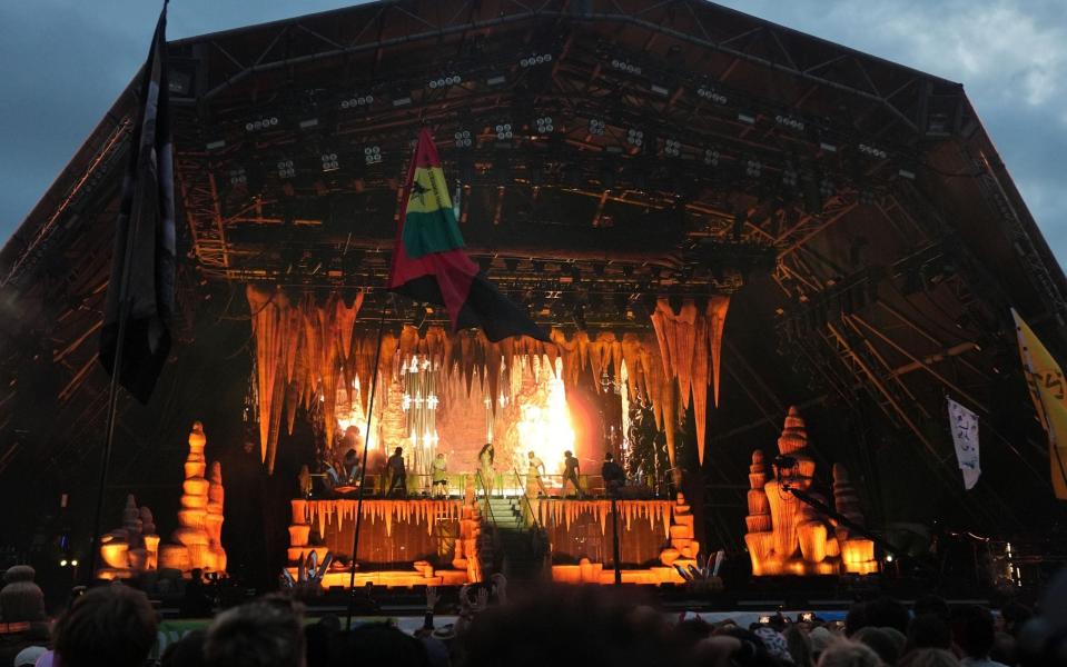 One of the most spectacular sets that the Glastonbury Festival has ever seen
