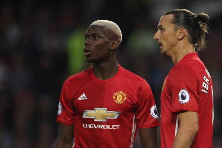 Paul Pogba and Zlatan Ibrahimovic have Manchester United rolling... or do they? (Getty)