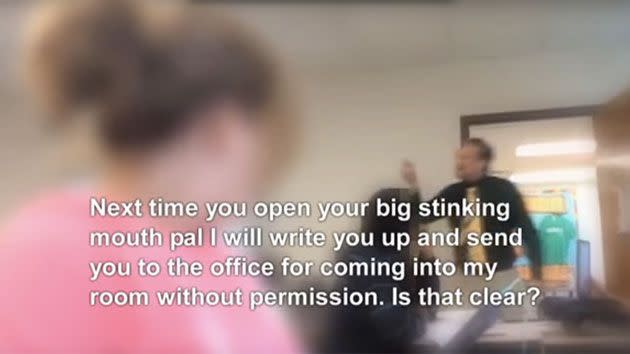 Porn Student Captions - Keep your big flap shut': Teacher accused of watching porn in classroom  says student trying to blackmail him