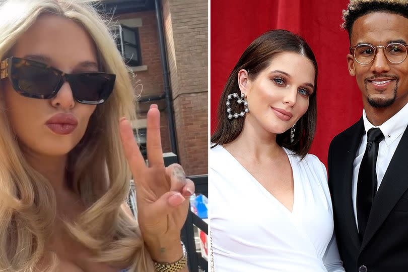 Helen Flanagan reunited with ex Scott for daughter's birthday