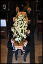 <p>Pallbearers carry Professor Stephen Hawking’s coffin at his funeral at the University Church of St Mary the Great in the center of Cambridge, England on March 31, 2018. (Photo: Andrew Parsons/i-Images via ZUMA Press) </p>