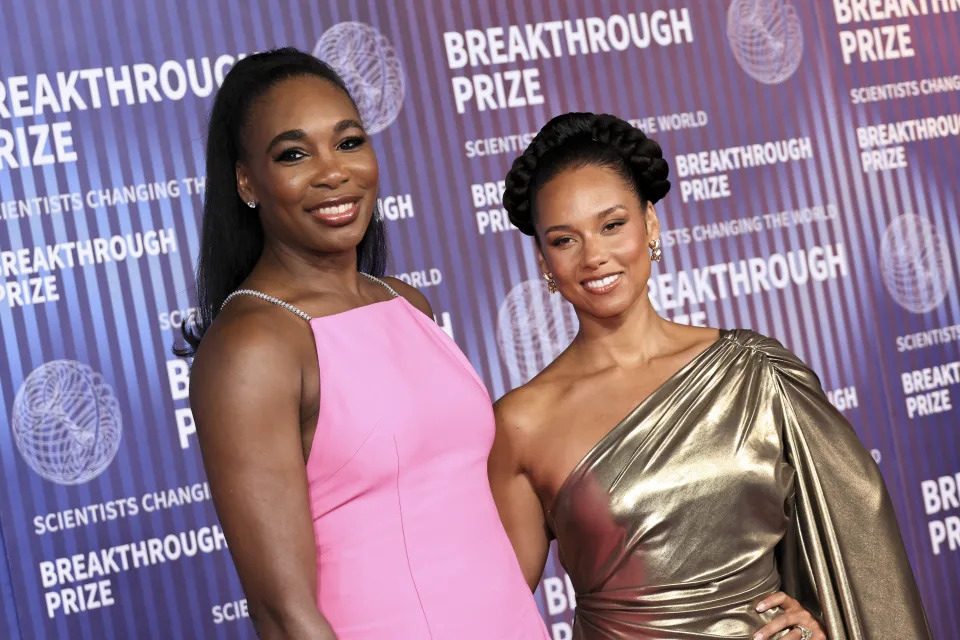 Venus Williams and Alicia Keys