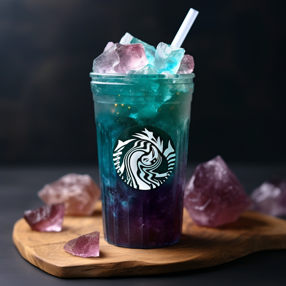 iced acai and blueberry Gemstone Refresher