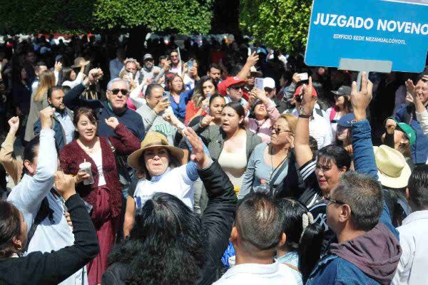 Trabajadores del Poder Judicial se manifiestan por la extinción de fideicomisos