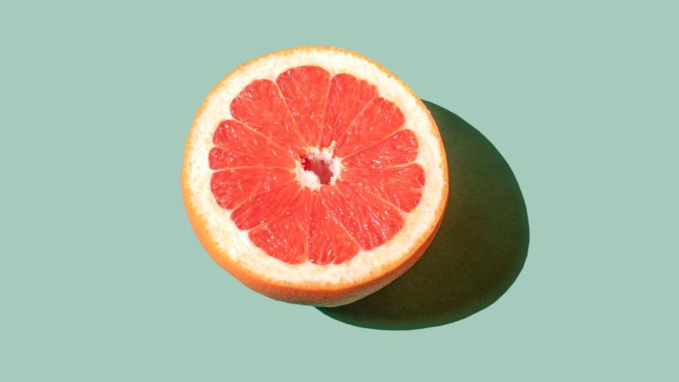 Half a grapefruit