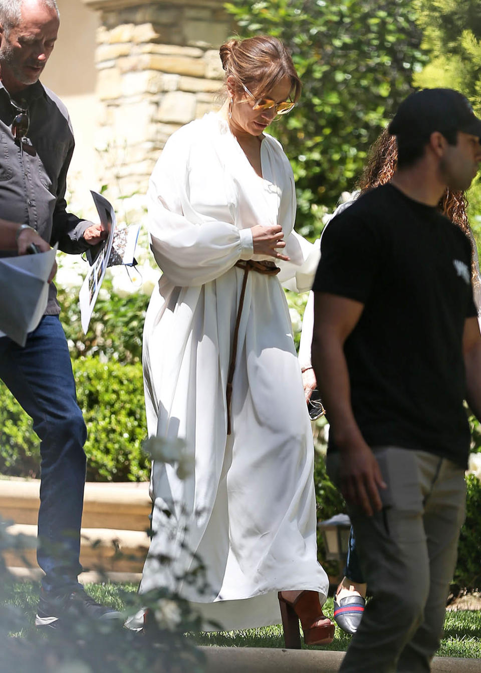 Jennifer Lopez house hunts in Beverly Hills, CA on April 19, 2022. - Credit: MESSIGOAL / SplashNews.com