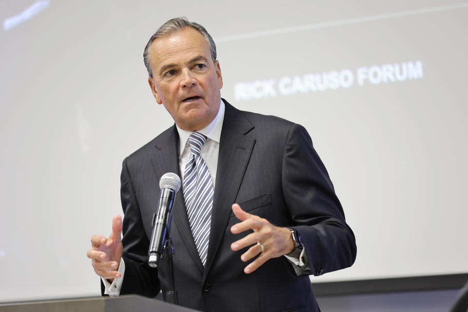 Image: Los Angeles Mayoral Candidate Rick J. Caruso Hosts Forum At Emerson College (Amy Sussman / Getty Images)