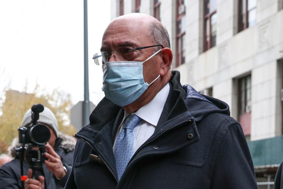 Trump Organization's former Chief Financial Officer Allen Weisselberg arrives to court, Tuesday, Nov. 15, 2022, in New York. (AP Photo/Julia Nikhinson) ORG XMIT: NYJN104