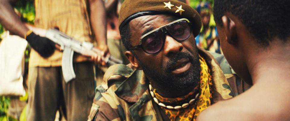Idris Elba in "Beasts of No Nation"