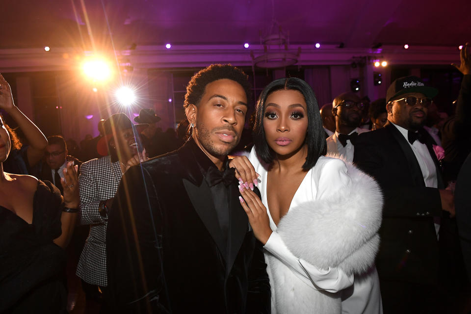 Ludacris and Monica attend YouTube Music 2020 Leaders & Legends Ball at Atlanta History Center on January 15, 2020 in Atlanta, Georgia.