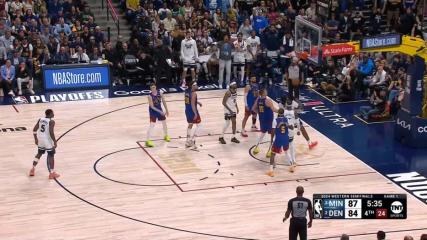 Naz Reid with the big dunk