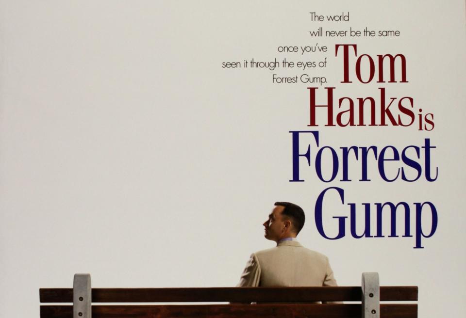 The poster for the movie Forrest Gump