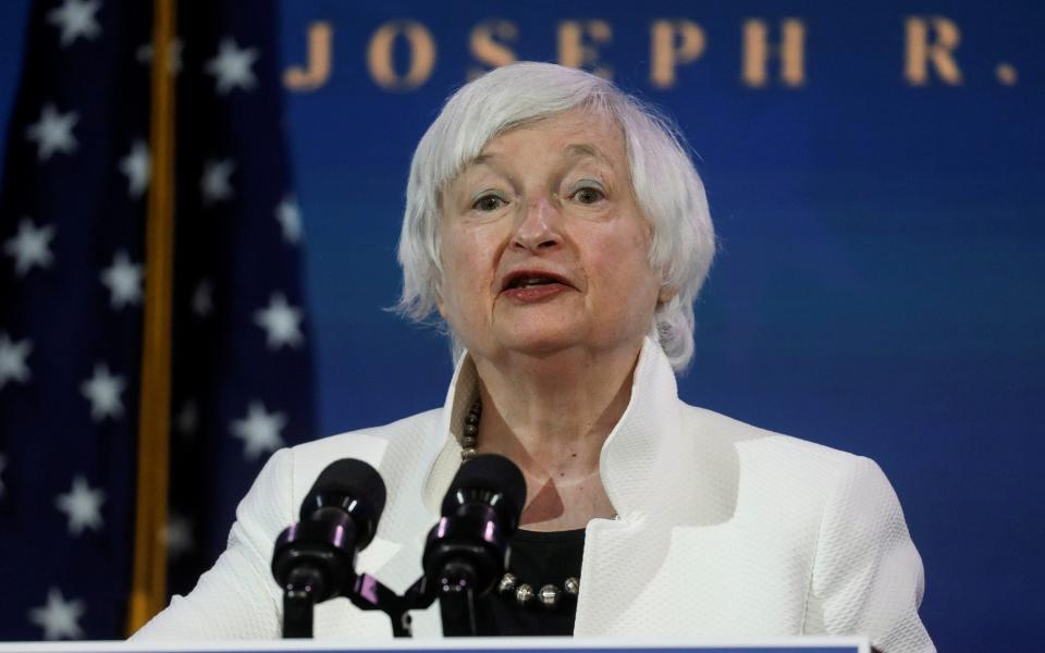 Janet Yellen, U.S. President-elect Joe Biden's nominee to be treasury secretary, speaks as Biden announces nominees and appointees to serve on his economic policy team - Reuters