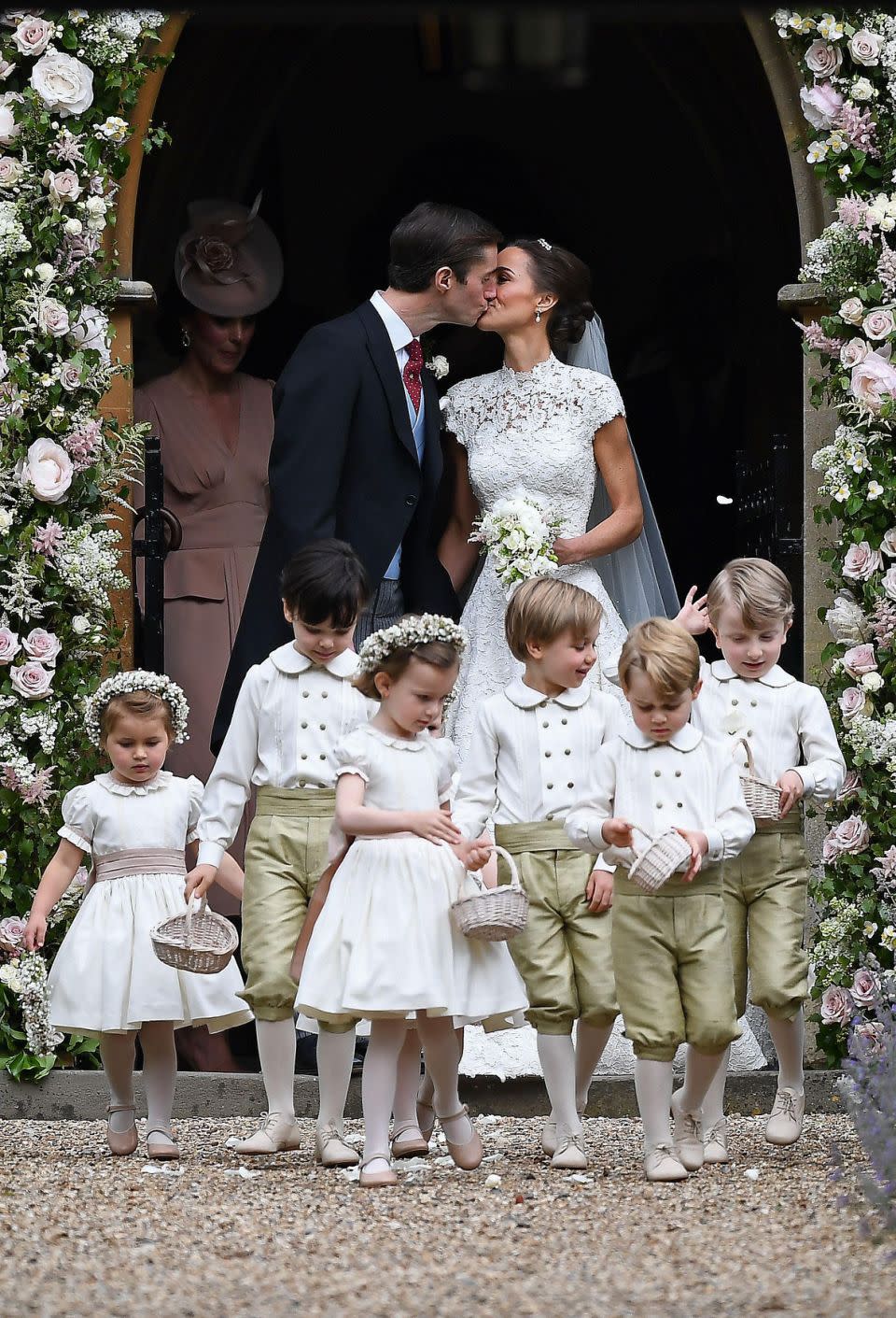 The young royals stole the show at Pippa Middleton's wedding back in May. Photo: Getty Images