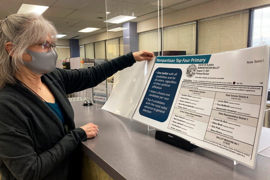 Alaska Election Reform Explainer (Copyright 2022 The Associated Press. All rights reserved)