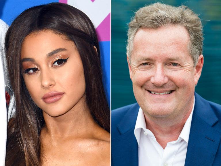 Ariana Grande shuts down Piers Morgan for slut-shaming Little Mix