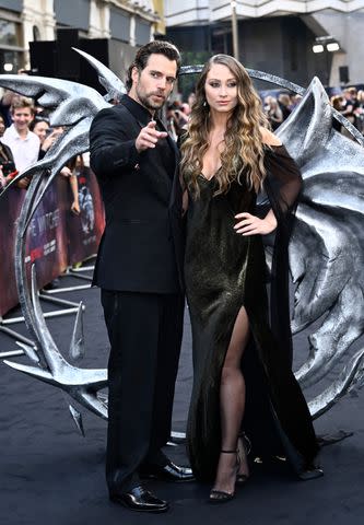 <p>Ian West/PA Images via Getty</p> Henry Cavill and Natalie Viscuso attend "The Witcher" Season 3 UK Premiere at The Now Building at Outernet London on June 28, 2023 in London, England.