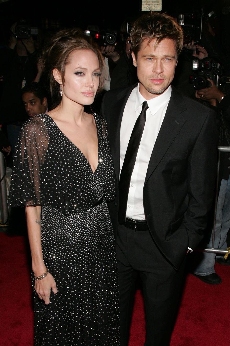 December 2006: Brad supports Angelina at the premiere of her film 'The Good Shepherd'.