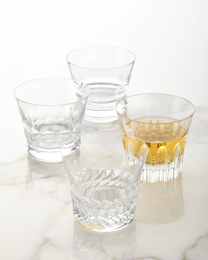 Baccarat Dallas Assorted Double Old-Fashion Glasses, Set of 4