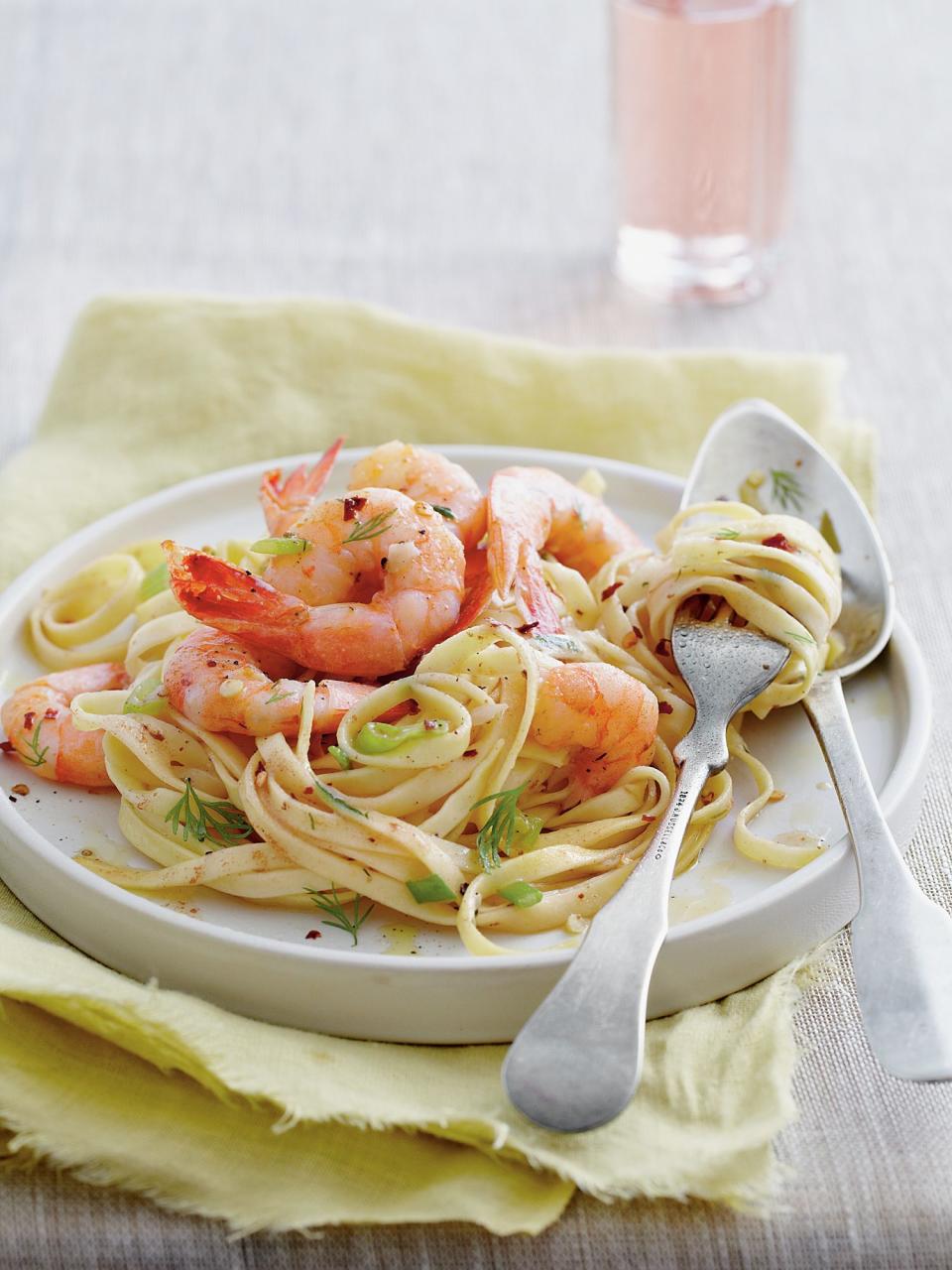 Shrimp Destin Linguine