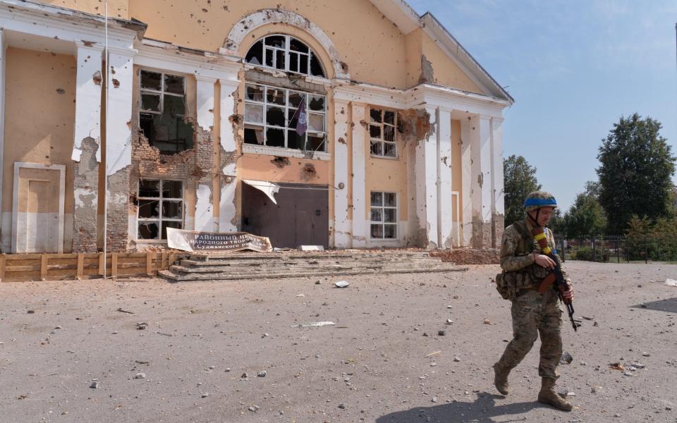 Sudzha was taken intact by Ukraine forces but is now being levelled by Russian artillery