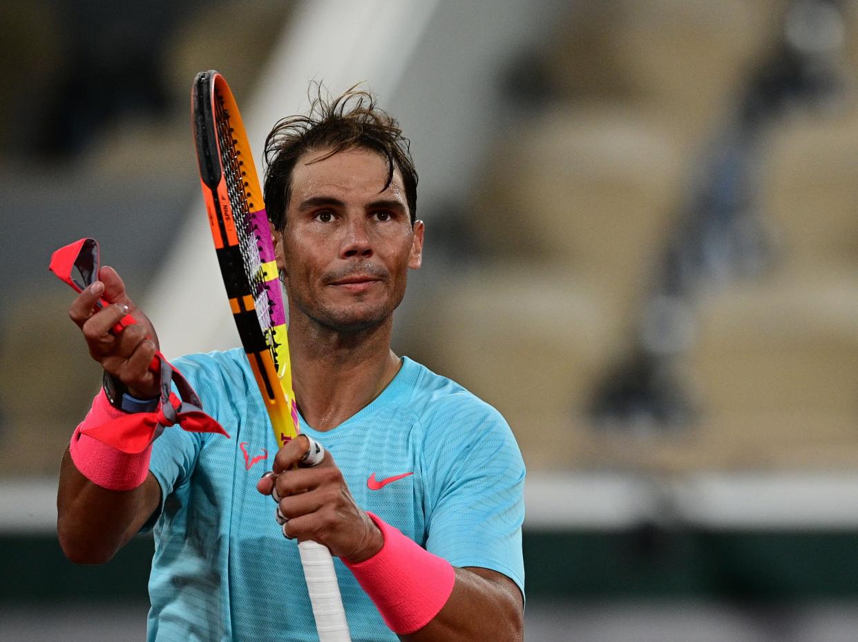Rafael Nadal is bidding for a record-extending 13th French Open crown (AFP via Getty Images)