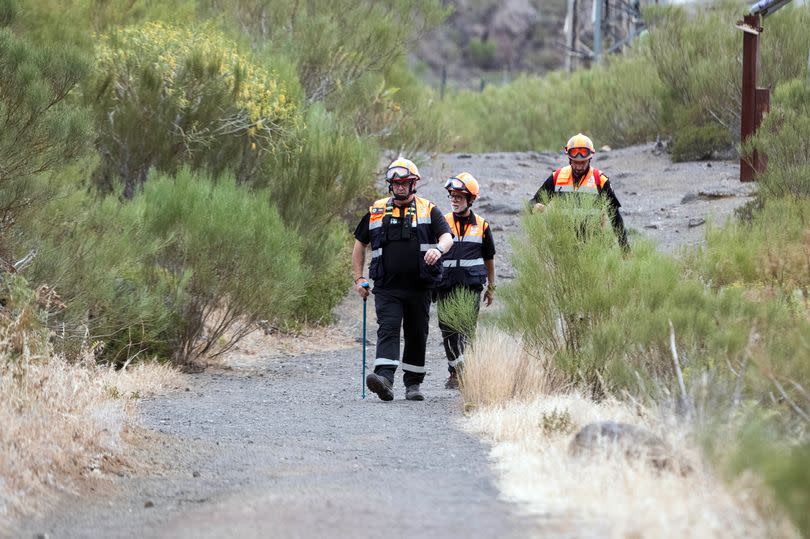 Search and rescue team involved in searching for Jay