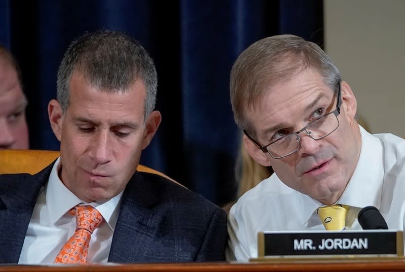 Former U.S. ambassador to Ukraine Yovanovitch testifies before House Intelligence Committee hearing as part of Trump impeachment inquiry on Capitol Hill in Washington