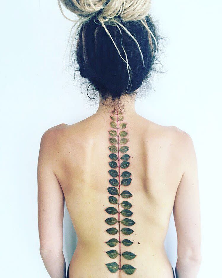 unique spine tattoos