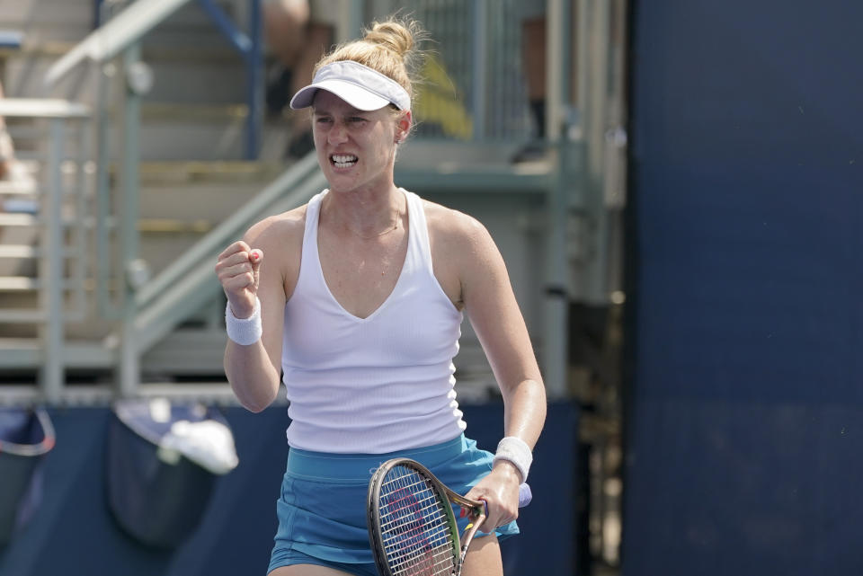 Alison Riske-Amritraj beat Eleana Yu at the US Open.