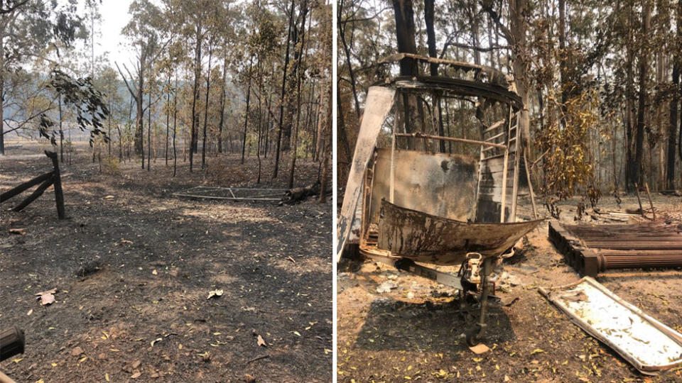 Russell Crowe property burnt after bushfires