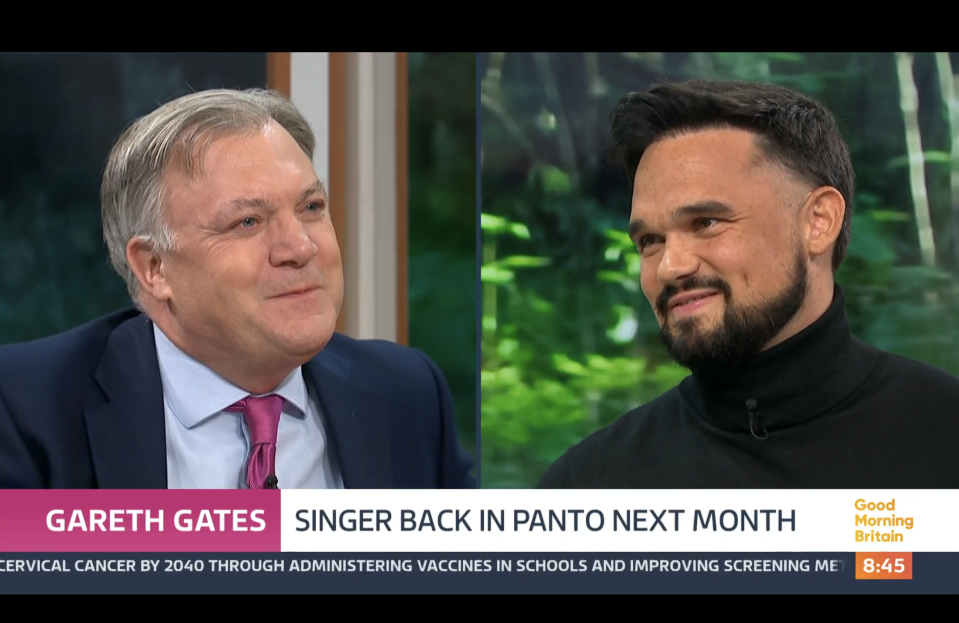 Ed Balls said Gareth Gates inspired him on Good Morning Britain (ITV screengrab)