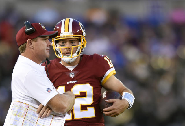 Colt McCoy: Redskins QB starting vs Patriots over Keenum, Haskins