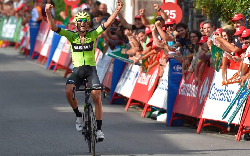 Stage 11 was won by a local rider, Mikel Iturria - AFP