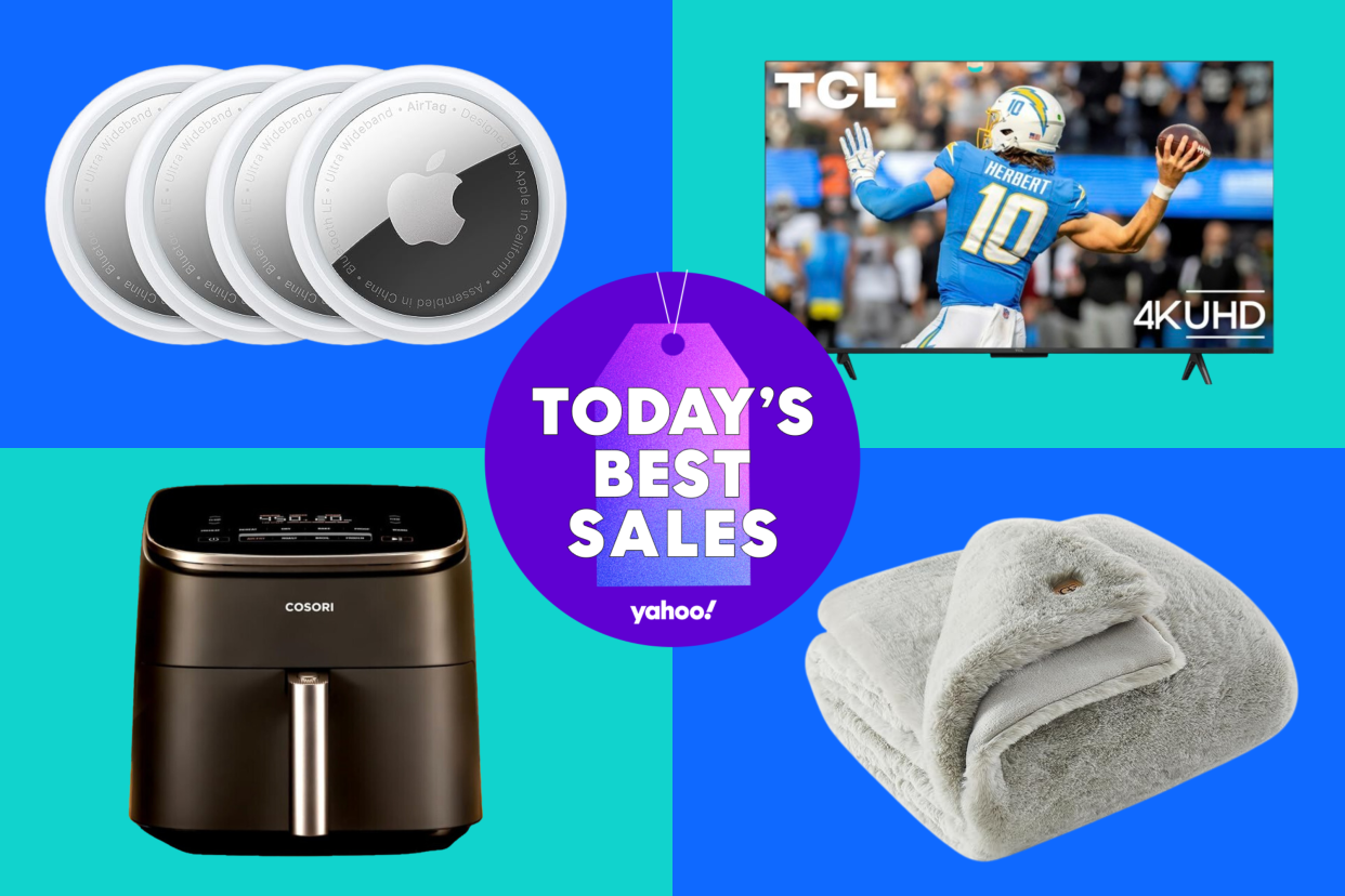 Today's best sales: 20% off AirTags, a TCL TV for $248, an Ugg blanket and more