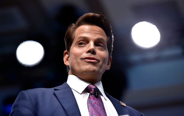 Blink and you'll miss him. Ex-White House communications director, Anthony Scaramucci. 