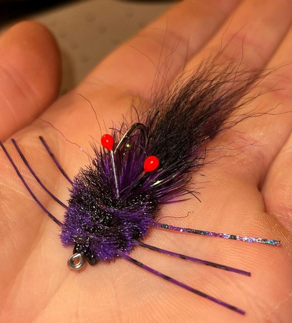 Geno Giza's hand-tied shrimp fly.