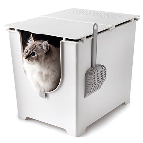 Modkat Flip Litter Box Kit Includes Scoop and Reusable Tarp Liner (AMAZON)