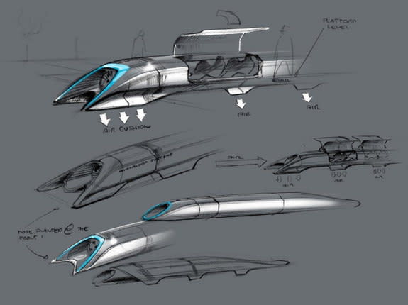 Elon Musk, of SpaceX and Tesla Motors, revealed his futuristic "Hyperloop" transportation system on August 12, 2013.