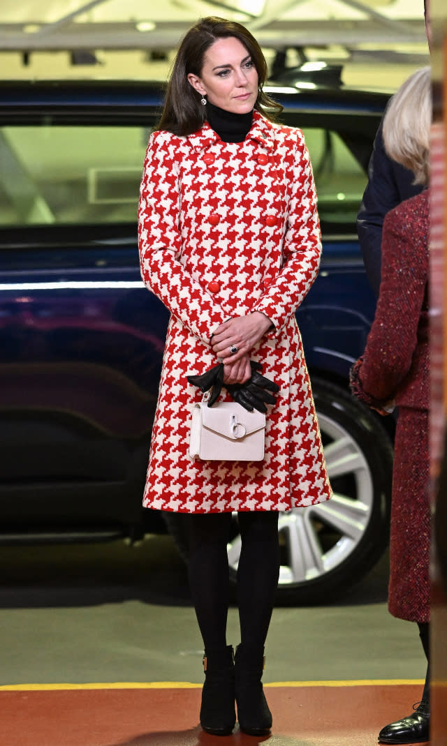 The Princess of Wales attends the Wales vs England Six Nations Rugby.