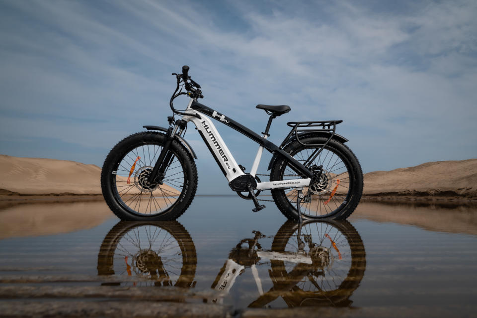 The Hummer EV Bicycle side profile