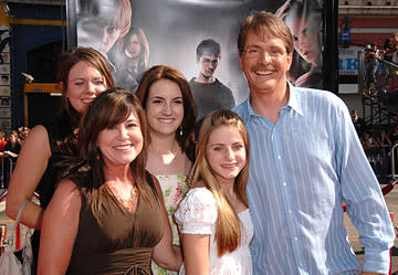 Jeff Foxworthy and family at the Hollywood premiere of Warner Brothers' Harry Potter and the Order of the Phoenix